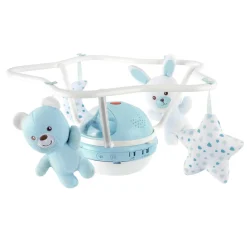 Chicco – giostrina musicale arcobaleno azzurra, 0m+> Giochi Per Passeggino E Culla