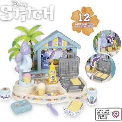 Disney Stitch Chiosco da spiaggia stitch con gelati e waffle deliziosi per bambini 3+ – smoby> Action Figures