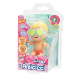 GIOCHI PREZIOSI Cicciobello amicicci beach ciccio ha gli occhiali con lenti che cambiano colore quando sono esposti al sole> Mini Dolls