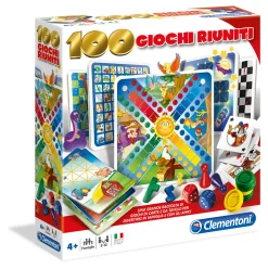 CLEMENTONI – 12952 – 100 giochi riuniti> Giochi In Scatola Per Famiglia