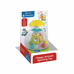 BABY CLEMENTONI Clementoni – 17895 – happy friends spinning top> Giochi Di Apprendimento