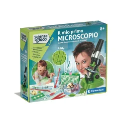 CLEMENTONI – 19347 – il mio primo microscopio – vero microscopio portatile> Giochi Scientifici