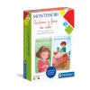 CLEMENTONI – 16318 – montessori – carte aiutami a fare da solo> Primi Apprendimenti