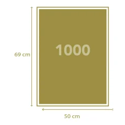 CLEMENTONI – 39168 – puzzle 1000 hqc running horses 70 x 50 cm><noscript><img width=