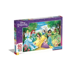 DISNEY PRINCESS Clementoni – 26471 – puzzle 60 maxi princess 62x42 cm> Puzzle Per Bambini