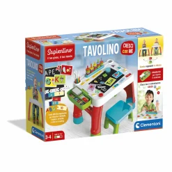 SAPIENTINO Clementoni – 16745 – – tavolo cresci con me> Primi Apprendimenti