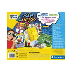 Scienza e Gioco Clementoni – 19356 – tattoo pop><noscript><img width=
