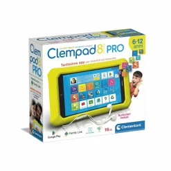 CLEMENTONI – clempad 8″ pro, tablet per bambini 6-12 anni> Tablet E Giochi Interattivi