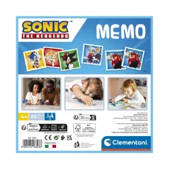 SAPIENTINO Clementoni – memo sonic – gioco di memoria educativo, 18303> Primi Apprendimenti