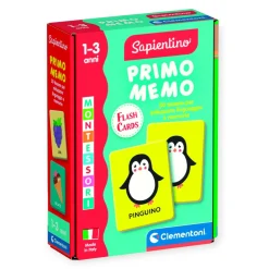 SAPIENTINO Clementoni – montessori flashcards baby – primo memo – 16830> Primi Apprendimenti