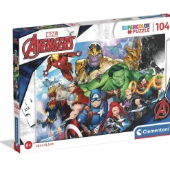 CLEMENTONI – puzzle marvel the avengers – 104 pezzi> Puzzle Per Bambini