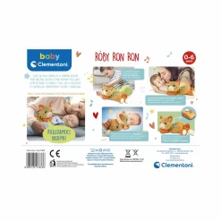 BABY CLEMENTONI Clementoni – roby ron ron, peluche interattivo con vibrazione, melodie e suoni><noscript><img width=