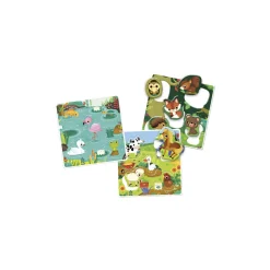 SAPIENTINO Clementoni – montessori baby – gli animali 3 in 1> Primi Apprendimenti