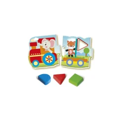 SAPIENTINO Clementoni – montessori baby il trenino delle forme><noscript><img width=