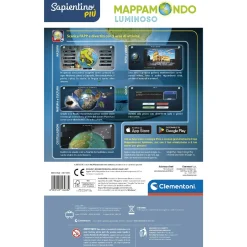 SAPIENTINO Clementoni – più mappamondo luminoso><noscript><img width=