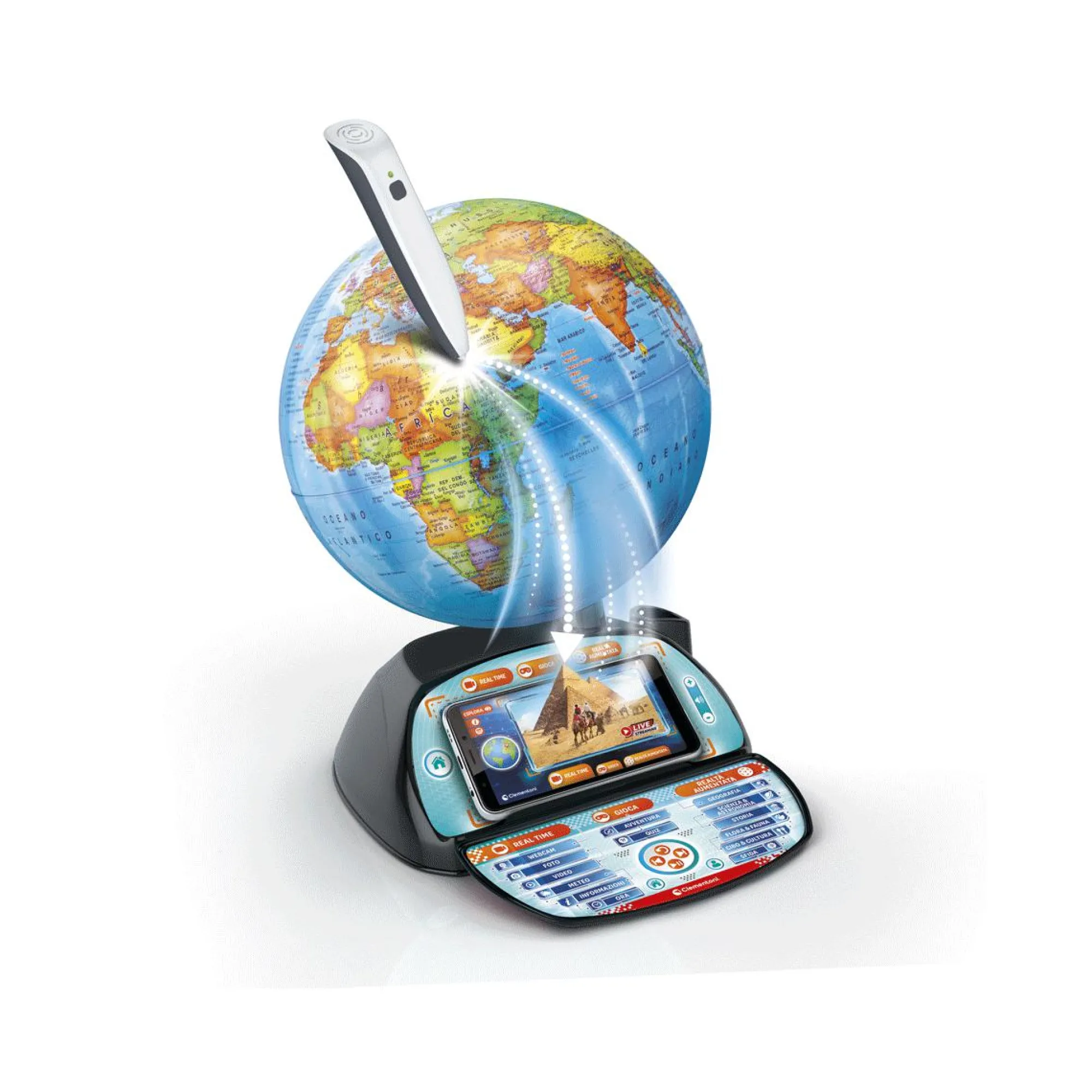 SAPIENTINO Clementoni – più – esploramondo real time> Primi Apprendimenti