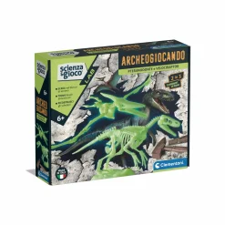 CLEMENTONI – science & play lab – archeogiocando: pteranodonte e velociraptor, 19375> Giochi Scientifici