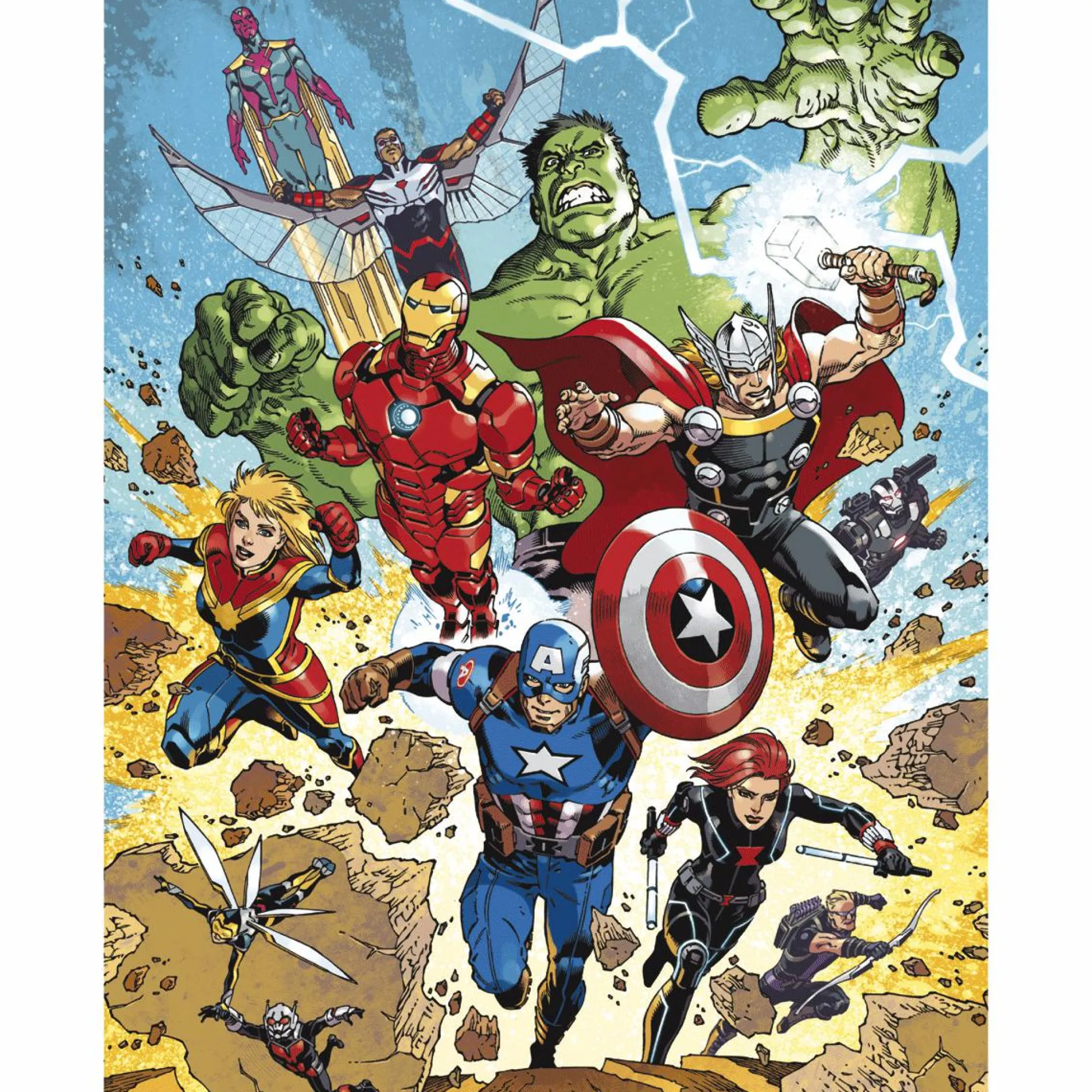 CLEMENTONI – supercolor puzzle the avengers – 300 pezzi, 21728> Puzzle Per Bambini