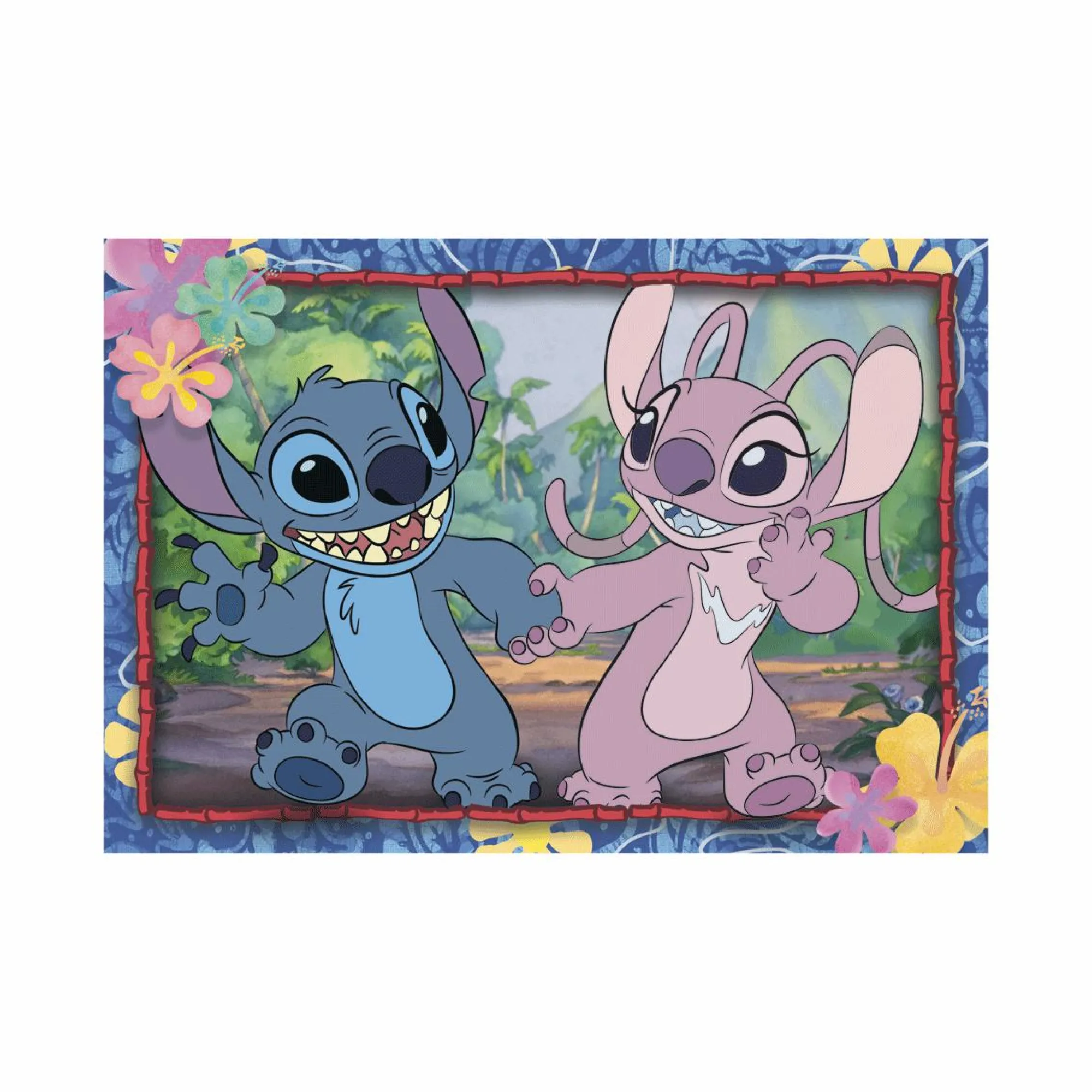 CLEMENTONI – supercolor puzzle disney stitch – 2×20 pezzi, 24809> Puzzle Per Bambini