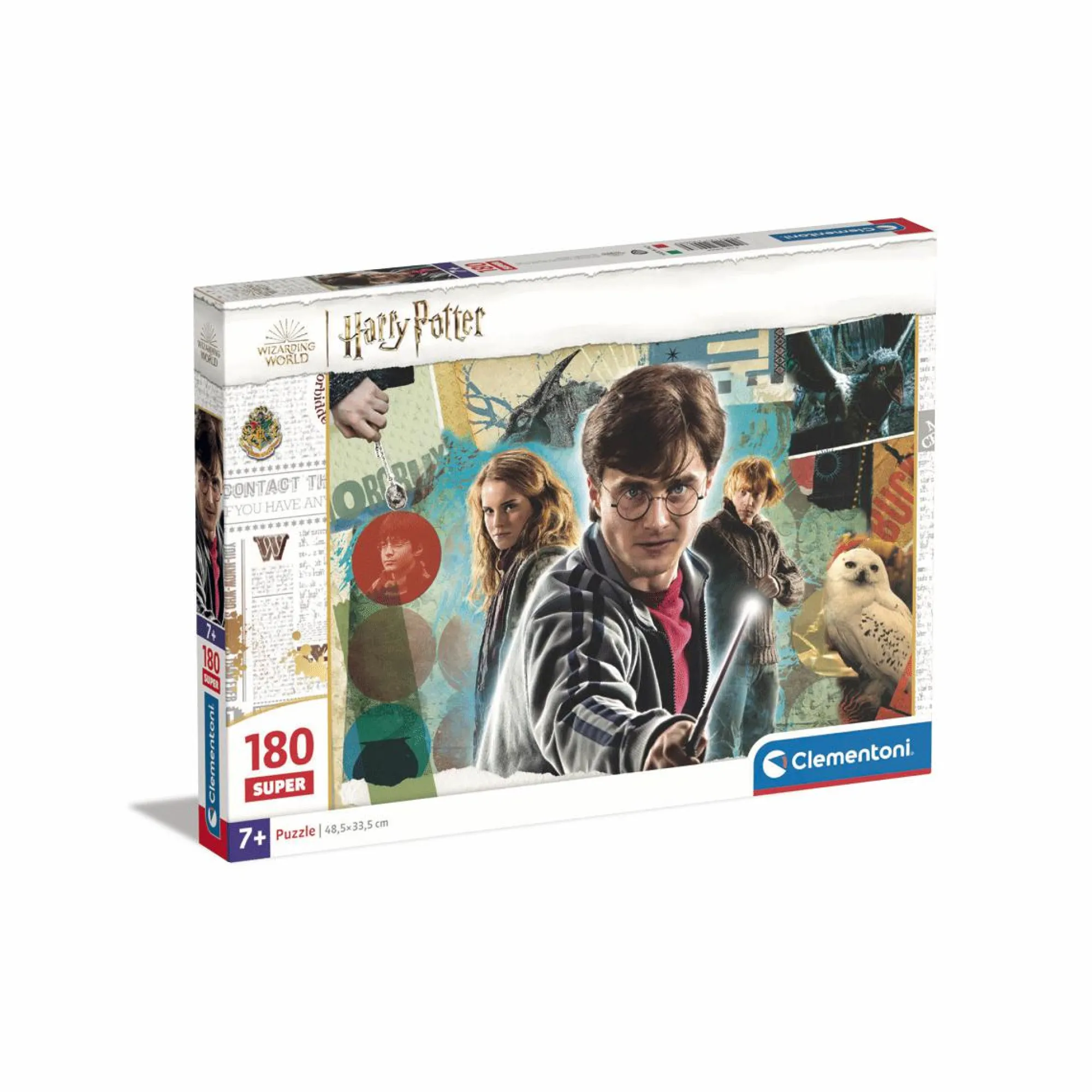 CLEMENTONI – supercolor puzzle harry potter – 180 pezzi, 29068> Puzzle Per Bambini