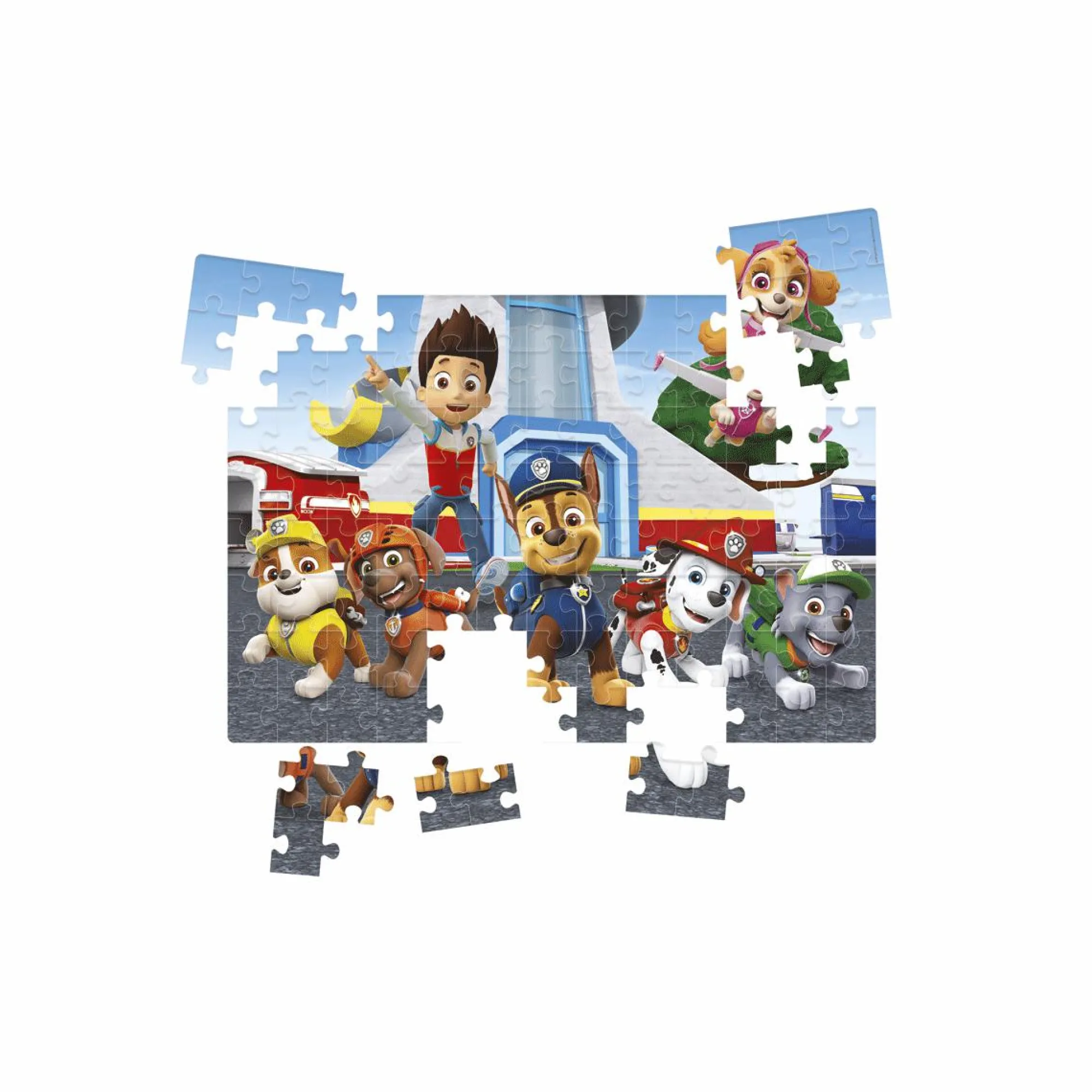 CLEMENTONI – supercolor puzzle bambini paw patrol – 104 pezzi> Puzzle Per Bambini