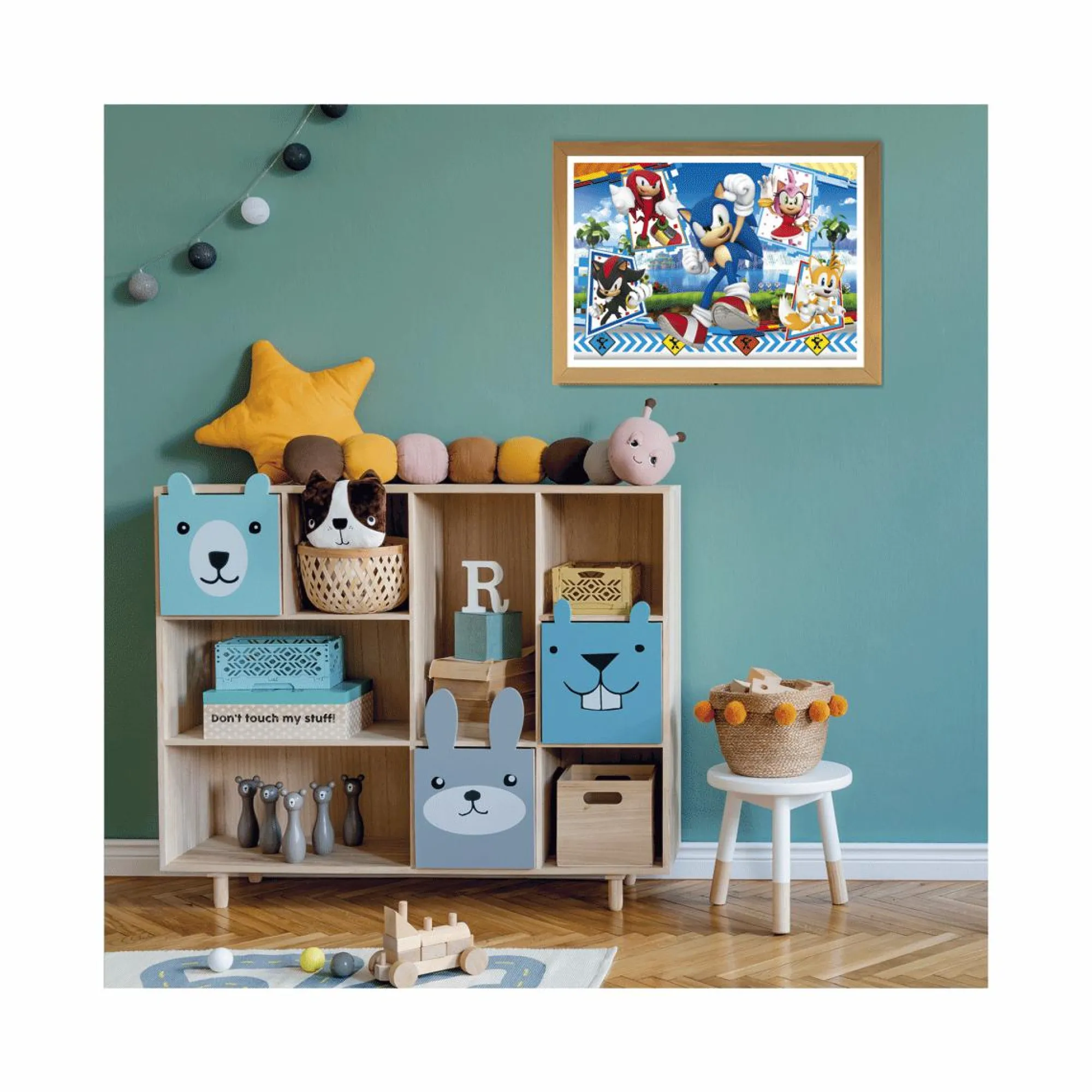 CLEMENTONI – supercolor puzzle sonic – 24 pezzi, 28526> Puzzle Per Bambini