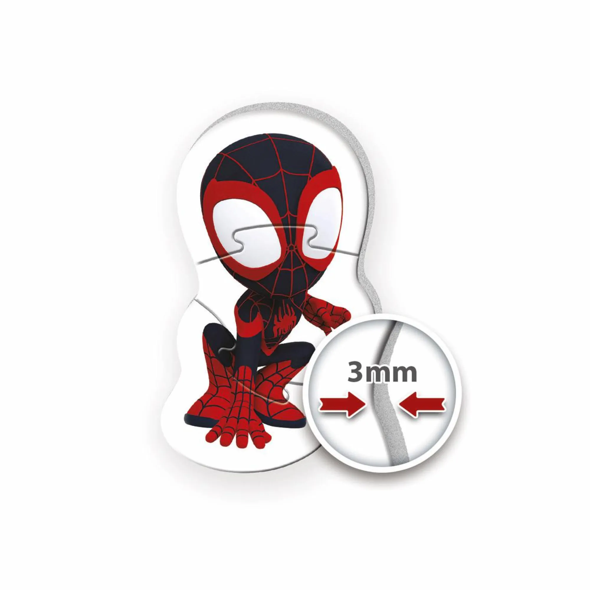 CLEMENTONI – supercolor puzzle marvel spidey and his amazing friends – 3+6+9+12 pezzi, 20836> Puzzle Per Bambini