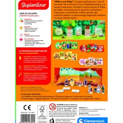 SAPIENTINO Clementoni montessori mille e una fiaba 16846 – gioco montessori per bambini><noscript><img width=