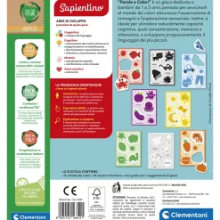 SAPIENTINO Clementoni montessori parole e colori 16849 – gioco montessori educativo> Primi Apprendimenti