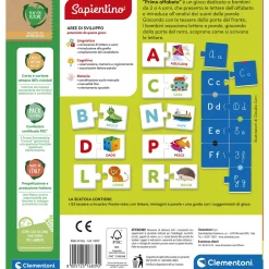 SAPIENTINO Clementoni primo alfabeto 16839 – gioco educativo per imparare l’alfabeto> Giochi Educativi In Legno