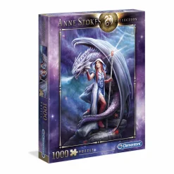 CLEMENTONI puzzle anne stokes – dragon mage – 1000 pezzi, puzzle adulti> Puzzle Per Adulti|Puzzle 1000 Pezzi