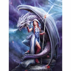 CLEMENTONI puzzle anne stokes – dragon mage – 1000 pezzi, puzzle adulti> Puzzle Per Adulti|Puzzle 1000 Pezzi