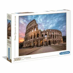 CLEMENTONI puzzle coliseum sunrise – 3000 pezzi> Puzzle Per Adulti|Puzzle 2000 Pezzi