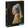 CLEMENTONI puzzle museum collection – vermeer, “girl with pearl earring” – 1000 pezzi, puzzle adulti> Puzzle Per Adulti|Puzzle 1000 Pezzi