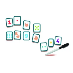 SAPIENTINO Clementoni libro magnetico numeri e animali 16493 – gioco educativo numeri e animali – assortito><noscript><img width=