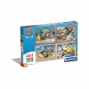 CLEMENTONI supercolor puzzle paw patrol – 1×12 + 1×16 + 1×20 + 1×24 pezzi, puzzle bambini 3 anni> Puzzle Per Bambini