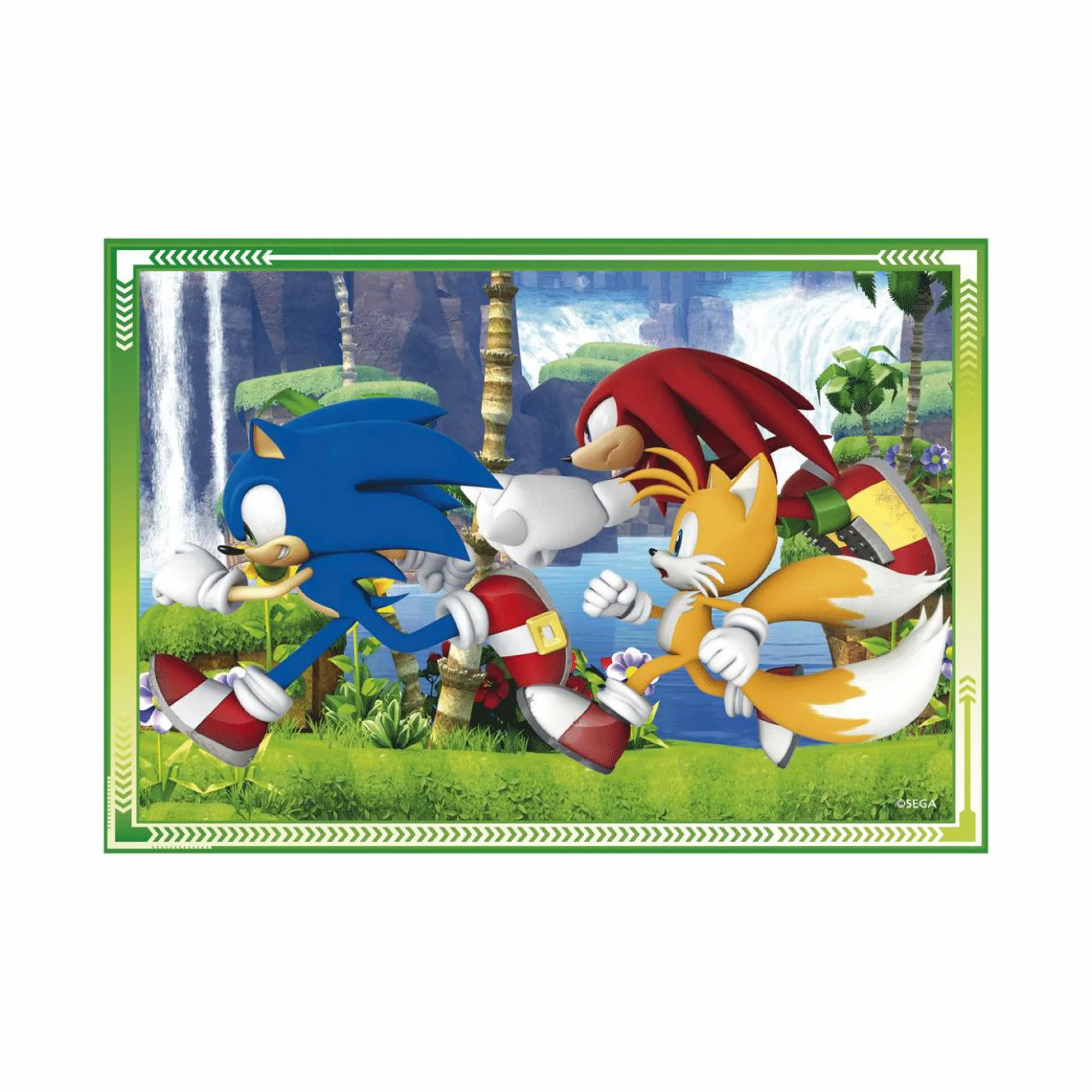 CLEMENTONI supercolor puzzle 4in1 sonic – 1×12 + 1×16 + 1×20 + 1×24 pezzi, puzzle bambini 3 anni> Puzzle Per Bambini