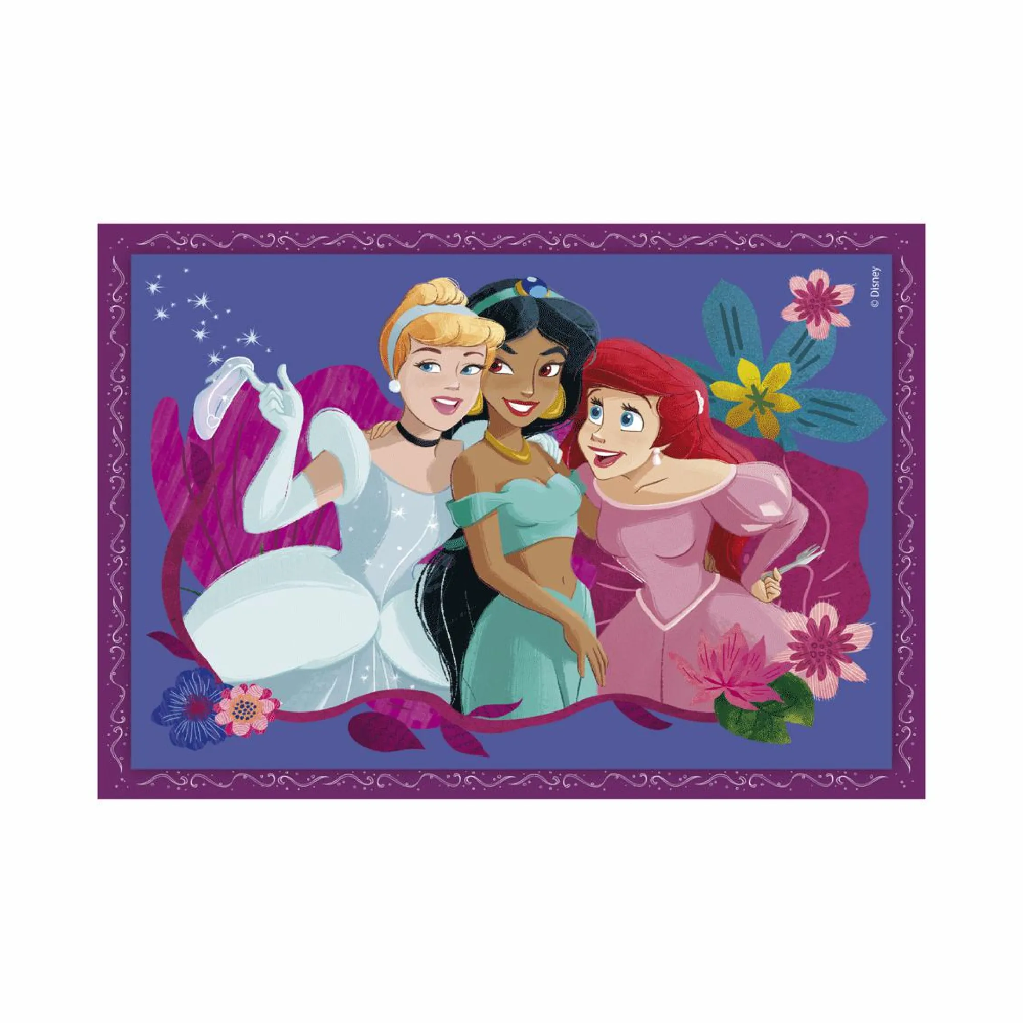 DISNEY PRINCESS Clementoni supercolor puzzle – 1×12 + 1×16 + 1×20 + 1×24 pezzi, puzzle bambini 3 anni> Puzzle Per Bambini