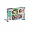CLEMENTONI supercolor puzzle gabby’s dollhouse – 1×12 + 1×16 + 1×20 + 1×24 pezzi, puzzle bambini 3 anni> Puzzle Per Bambini