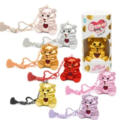 Coccolotti oh my gold: gli orsetti metal con funzione registrazione – portachiavi interattivo da portare sempre con te – assortito – 3+ – regalo perfetto per bambini e adulti – per donna, uomo> Mini Dolls