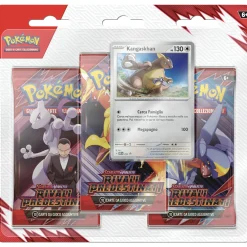 POKEMON Confezione singola e assortita da tre buste dell’espansione  scarlatto e violetto – rivali predestinati><noscript><img width=