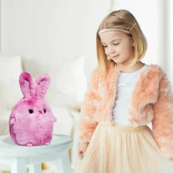 FAO Schwarz Coniglietto di peluche chibi rosa, 25 cm><noscript><img width=