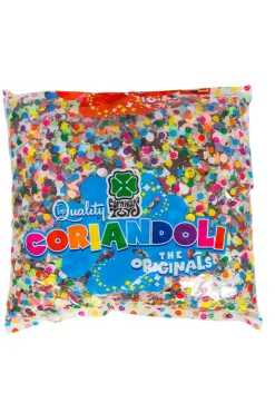 Coriandolone confezione gr. 250 in carta certificata> Travestimenti