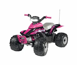 Peg Perego Corral t-rex 330w pink –> Cavalcabili Elettrici