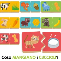 HEADU Cosa mangiano i cuccioli – gioco educativo per bambini – logica e manualità><noscript><img width=