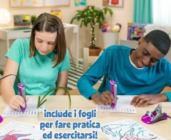 CRAYOLA – super pen unicorno neon, gioco per sciogliere i pastelli a cera e creare disegni in rilievo, attività creativa e regalo per bambini, età 8+> Cancelleria E Accessori
