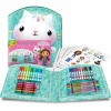 CRAYOLA – valigetta creativa gabby’s dollhouse, 40 pezzi con pennarelli, pastelli a cera, pagine da colorare, adesivi, idea regalo e attività creativa per bambini da 5 anni> Kit Artistici E Pittura