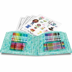 CRAYOLA – valigetta creativa gabby’s dollhouse, 40 pezzi con pennarelli, pastelli a cera, pagine da colorare, adesivi, idea regalo e attività creativa per bambini da 5 anni><noscript><img width=