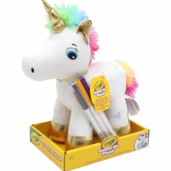 CRAYOLA colour me plush unicorn – colora e decora il tuo peluche> Kit Artistici E Pittura