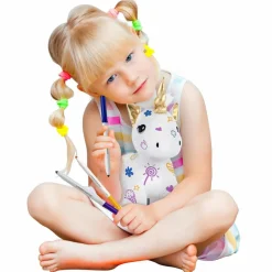CRAYOLA colour me plush unicorn – colora e decora il tuo peluche><noscript><img width=